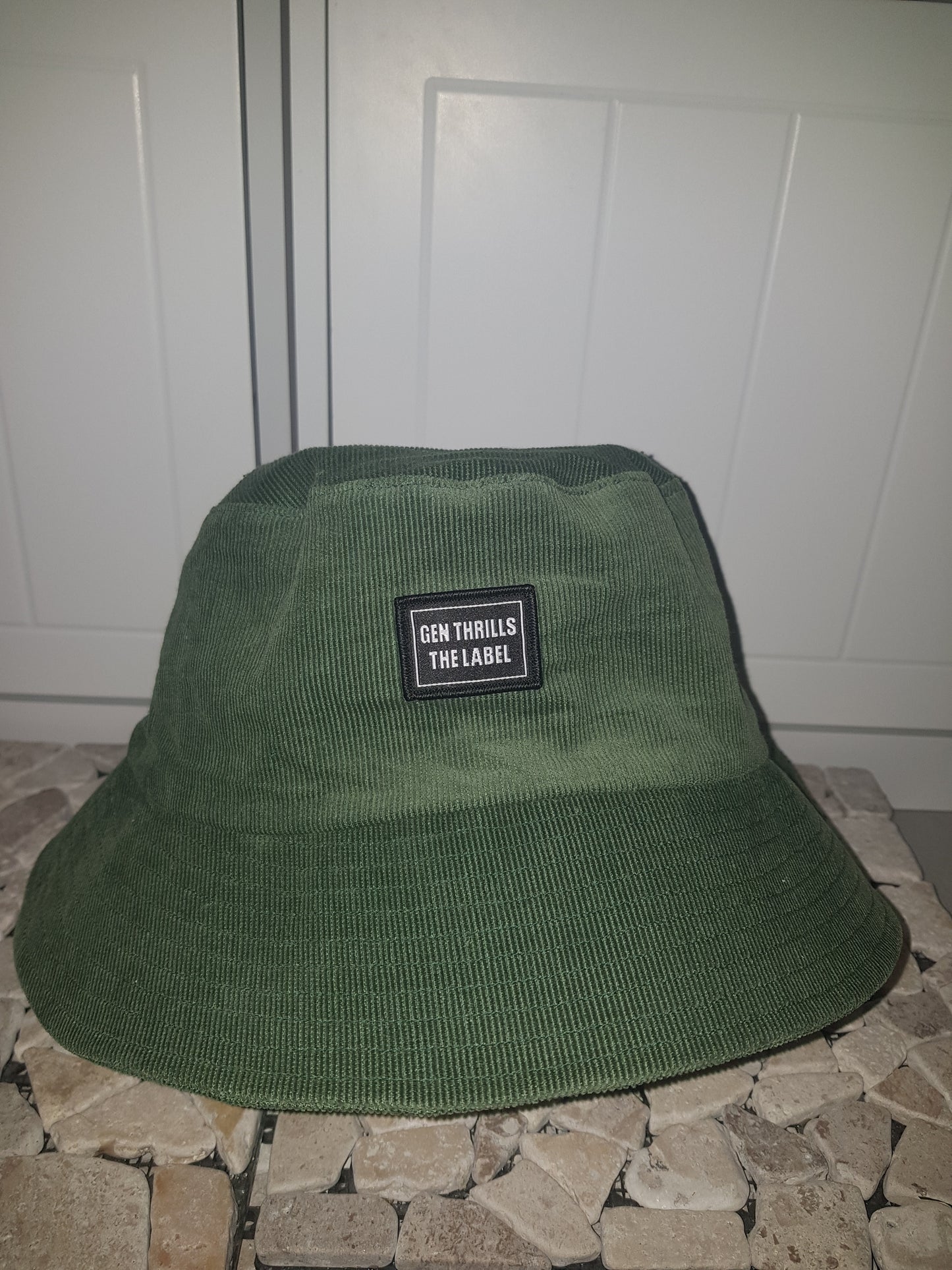 GEN THRILLS THE LABEL - Adult Bucket Hat - Green Corduroy