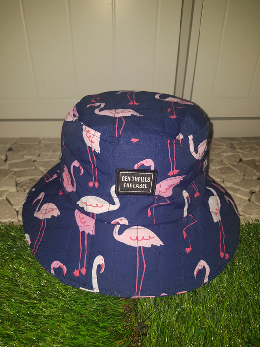 GEN THRILLS THE LAEL - Adults Bucket Hat - Quilted Flamingo