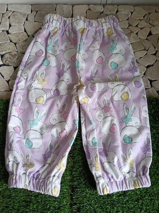 GEN THRILLS THE LABEL - Toddler PJ Pants Easter Bunny Lilac Flannel